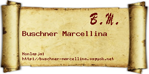 Buschner Marcellina névjegykártya